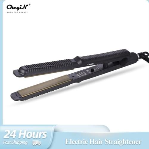 Professional Hair Straightener Travel Mini Hair Straightening Iron Ceramic Flat Electronic Heating Plate Salon Hair Styling Tool
