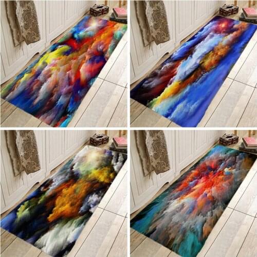 Witchcraft Mat Univer Planet Carpets psychedelic Area Rugs Hallway Carpets For Kitchen Bathroom Anti-Slip Floor Mats