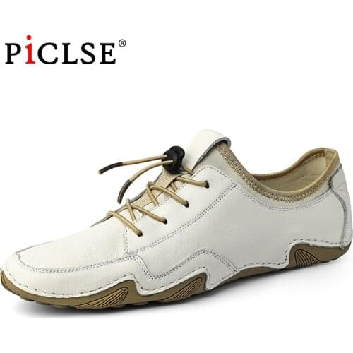 Luxury Brand Genuine Leather Men Loafers Slip-On Casual Leather Shoes Men Comfortable Driving Shoes Moccasins Men Shoes Hombre