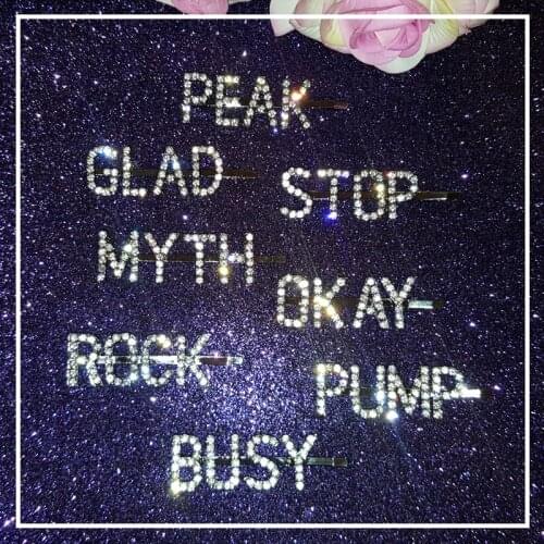 The Hottest Words Hairclips Crystal Letters Bobby Pins Its Amazing Hair Accessories for Stylish Ladies&Girls