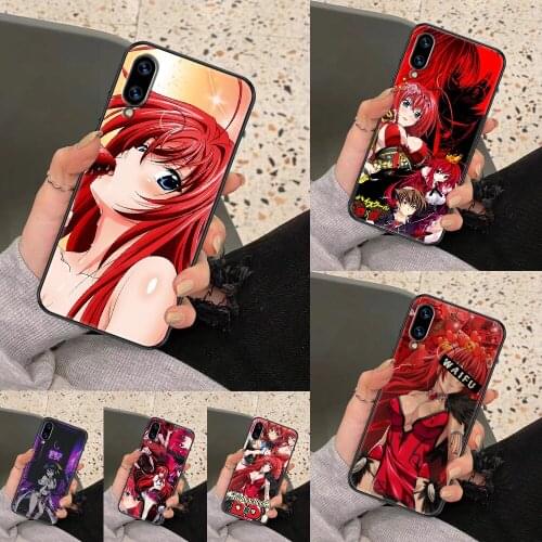 High School DxD Rias Gremory Phone case For Huawei Honor 6 7 8 9 10 10i 20 A C X Lite Pro Play black pretty back painting shell