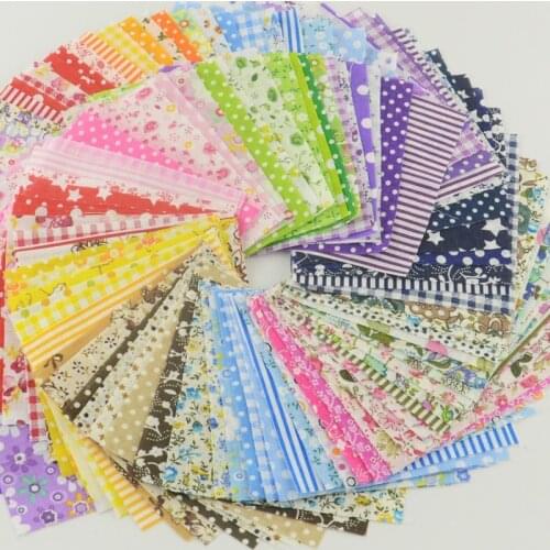 Tissus Au Metre Tecido 100% Cotton Plain Ankara Fabrics Dye 50 Pcs/lot 10cmx10cm DIY Telas Patchwork Algodon No Repeat Material
