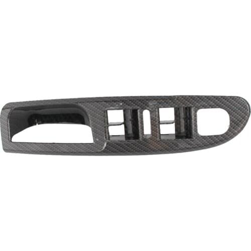 Carbon Fiber Car Master Window Switch Panel Trim Bezel Cover for Passat B6 4-Doors 2006 2007 2008 2009 2010 3C1867171B