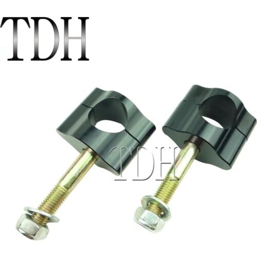 Universal 1" 25mm Aluminium Black Motorcycle Handle Bar Mount Handlebar Risers Clamp For Harley Honda Yamaha Suzuki Dirt Bike