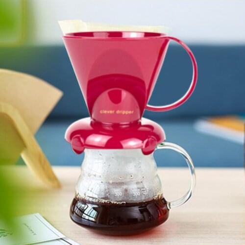 V-shape Pour Over Coffee Dripper for Home Cafe Space Saver Washable Easy Use