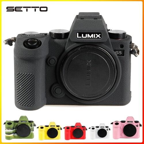 High Quality Soft Silicone Rubber Camera Protective Body Case Skin for Lumix S5 Camera Bag protector cover