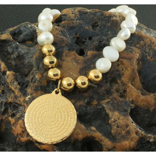 Fashion Stainless Steel Jewelry 8mm Bead Charm Bracelet Hot Gift For Women Free Shipping BFGZAHBB