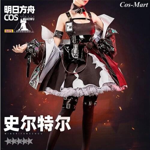 New Arrival Game Arknights Surtr Cosplay Costume Fashion Combat Dress Female Halloween Party Role Play Clothing S-L