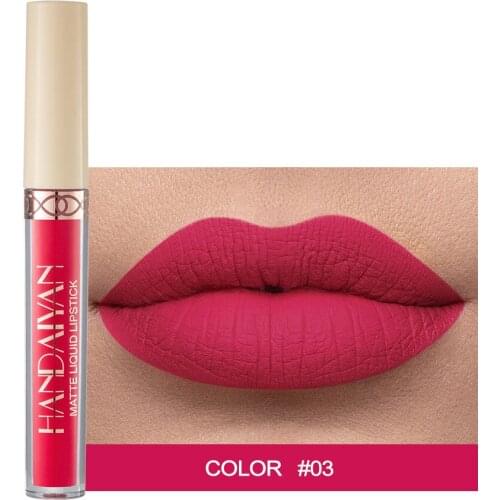 1Pc Rose Red Lip Gloss 12Color Nude Matte Liquid Lipstick Mate Waterproof Long Lasting Moisturizing Lipgloss Lip Makeup Cosmetic