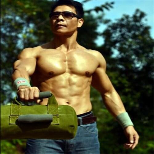 12kg Canvas Physical training Sand bag Increased muscle Punching Bag Strength Fitness Sandbag