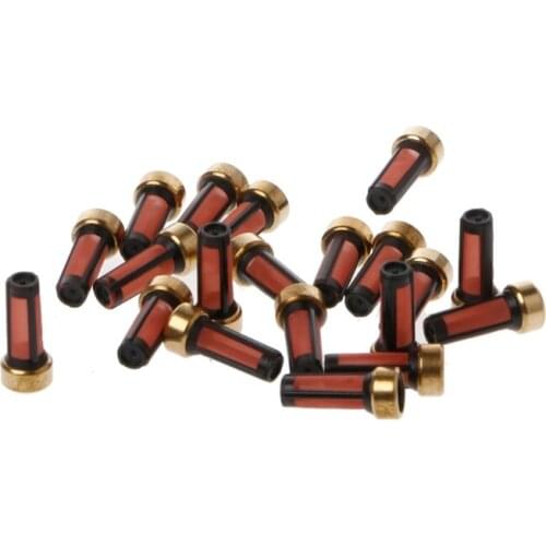 20 Pcs Fuel Injector Micro Basket Filter For Audi BMW GMC Injector Repair Kits E7CA