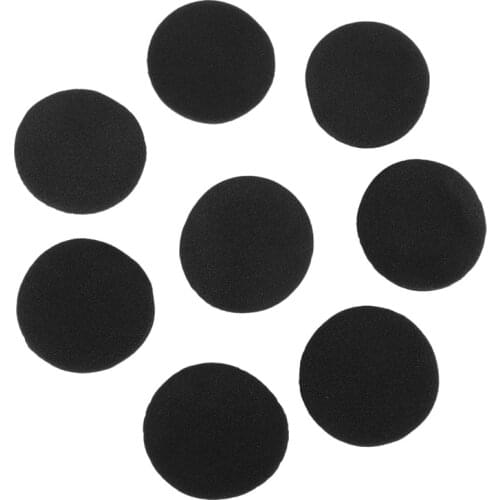 4 Pair 60mm Replacement Ear Foam Earphone Pad Covers for Headset Headphone Black