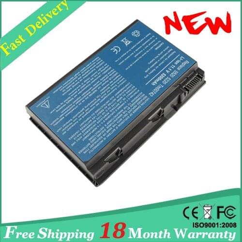 6 Cells Li-on Battery for Acer TravelMate 5710, 5710G, 5720, 5720G, 5730, 5730G, 6592, 6592G GRAPE32 GRAPE34