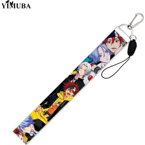 2021 Anime SK8 the Infinity Cartoon Webbing Keychain School Bag Pendant Mobile Phone Lanyard Streamer Fans Gift Cosplay Jewelry