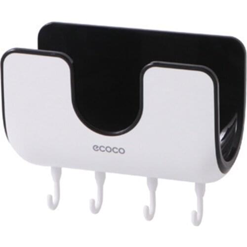 Ecoco Multifunction Lid Rack Holder Wall Mounted Pan Pot Pan Cover Stand Cutting Board Holder Kitchen Organizer