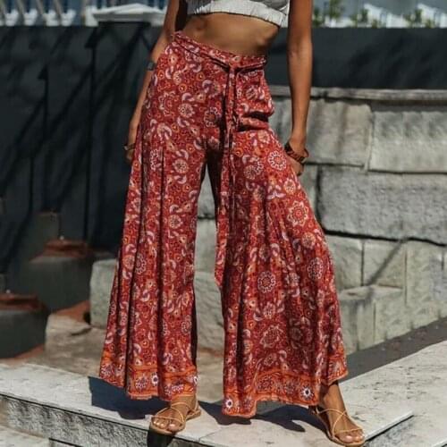 FITSHINLING Women's Wide Trousers