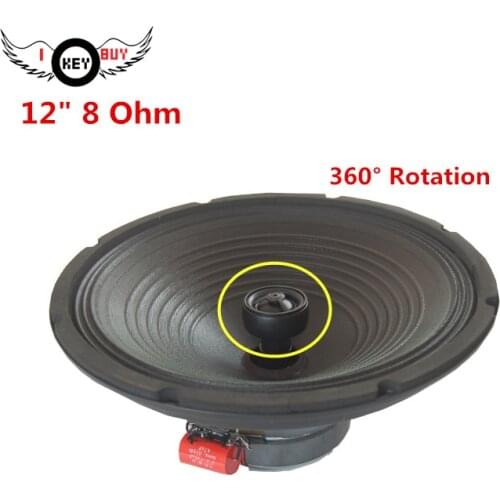 I KEY BUY New Arrive Full Range 12 Inch 800W HiFi End Home Cloth Edge 8 Ohm Tweeter 360 Swivel Coaxial Speaker for KTV Theater