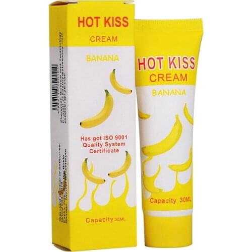 Sex Lubricant 30ml Water-based Banana flavor Sex Oil Vaginal and Anal Gel Adults Sex Product oral sex lubricants