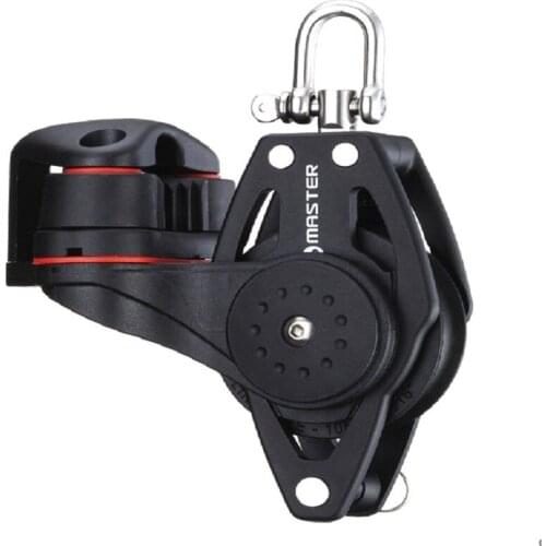 Marine Boat Yacht Sailboat Hardware 75mm 2 15/16 inch Single Swivel Shackle Angle Fairlead Cleat Becket Block BB-0711FE