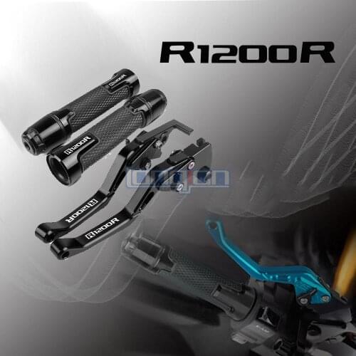 Motorcycle Accessories Aluminum For BMW R1200R 2006-2014 Handle Grips Handlebar Motorcycles Short Brake Clutch Lever 2010 2011