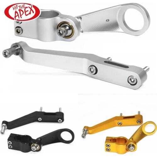 CNC Aluminum Alloy Motorcycle Stabilizer Steering Damper Bracket Mount Holder Kit Compatible for CBR954RR CBR 954RR 2002 2003