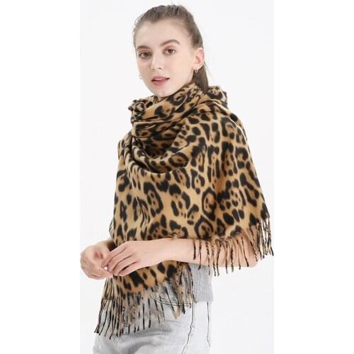 Leopard Shawl Shrugs For Women 200*72 Stole Bridal Wedding Wrap Shawl Cape Cloak Bolero Winter Warm Brown Ivory Scarf Shawls