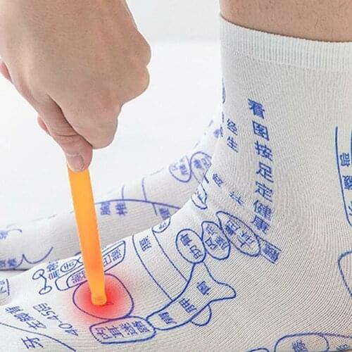 Acupressure Socks Pedicure Foot Hole Socks Figure Novice Plantar Acupoint Massage Foot Massage The Foot Point Socks