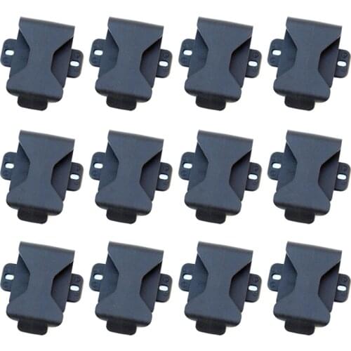 NEW ! 12PCS QingGear Belt Loops Clip For DIY Knife Kydex Sheath Holster With Screw Knife Tool Parts 360 Degree Rotating