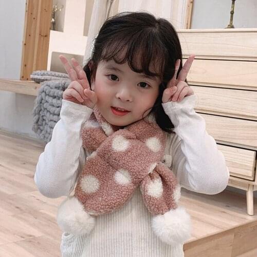 2020 Autumn winter childrens scarf boys and girls in solid color warm scarf childrens neck wool knitted kid scarf