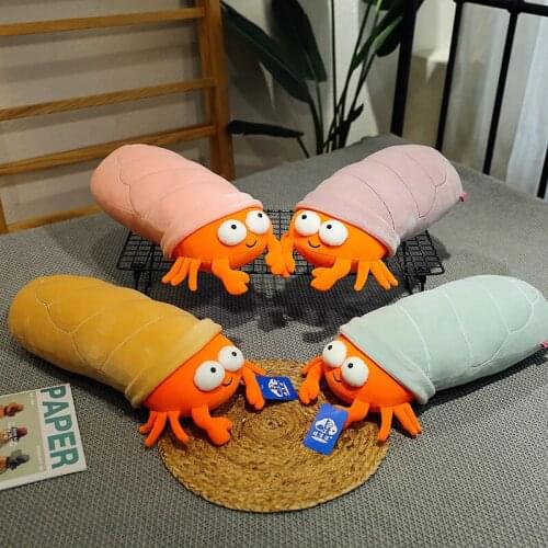 45-110Cm Cute Hermit Crab Animal Plush Doll Toy Lovely Stuffed Soft Pillow Plush Anime Animal Bed Sofa Chair Decor Girl Children