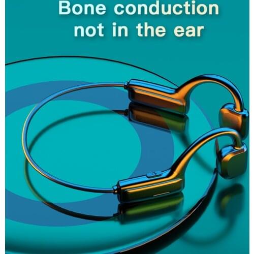 G1 True Bone Conduction Earphone Waterproof Wireless Bluetooth 5.1 Headphone Sports Not-In Ear Headset With Mic For Android ios