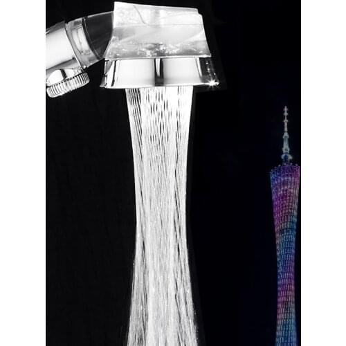 High Pressure Turbo Shower Head 360 Degrees Rotating Rainfall Water Saving Shower Head Spray Nozzle Bathroom Accessories