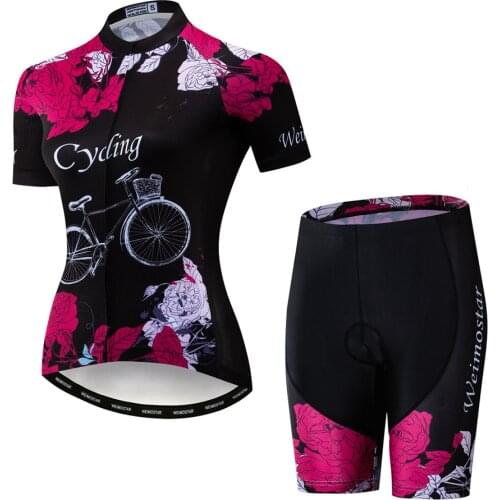 Weimostar Pro Team Cycling Clothing Women Cycling Jersey Sets Breathable Mountain Bicycle Clothes Summer Bike Uniform Wear Ropa
