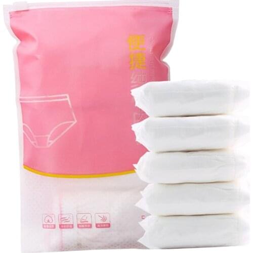 Women Period Panties Dispoable Incontinence Underwear White Shorts