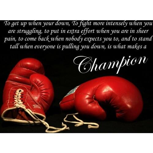 24style Choose BOXING INSPIRATIONAL QUOTE PICTURE Art Film Print Silk Poster Home Wall Decor 24x36inch