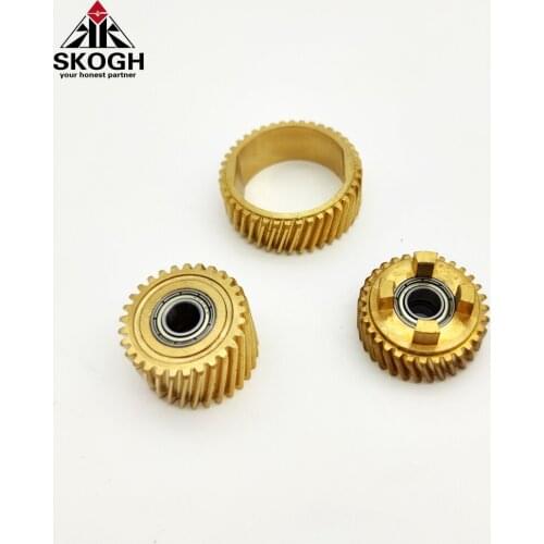 3PCS/Set Copier Metal Upper Fuser Roller Gear For Ricoh MP7500 2075 7000 8000 6001 7001 8001 8002 MP7502 Upper Fuser Gear