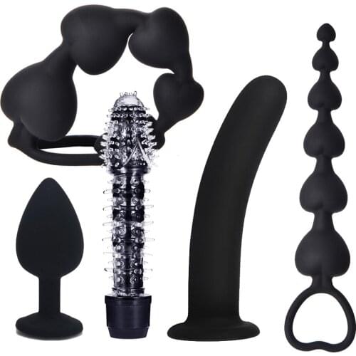 Sex Anal Plug Dildo Vibrator Prostate Clitoris Stimulator AV Wand Magic Bullet Vibrator Maturbator for Sex Woman Man Adult Toys