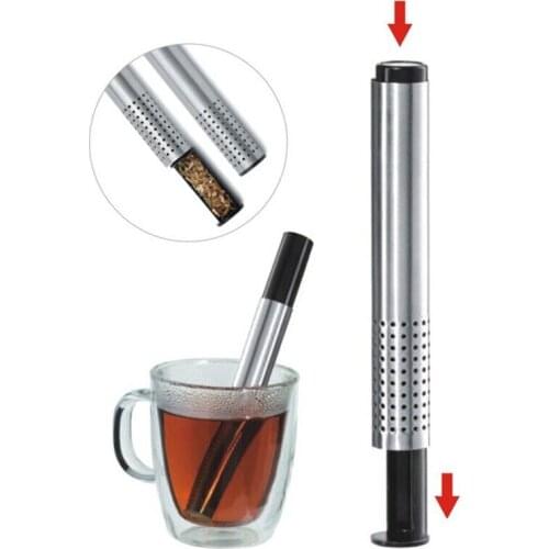 Free Shipping 1Pc Bairun hot selling tea infuser 304 new stainless steel tea strainer tea filter coffee teapot tools
