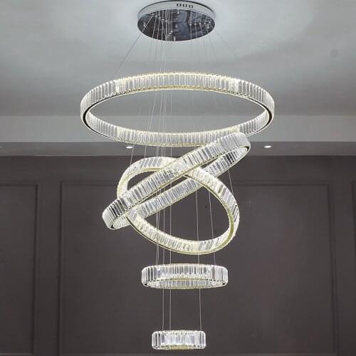 BleakNight Chrome Chandeliers