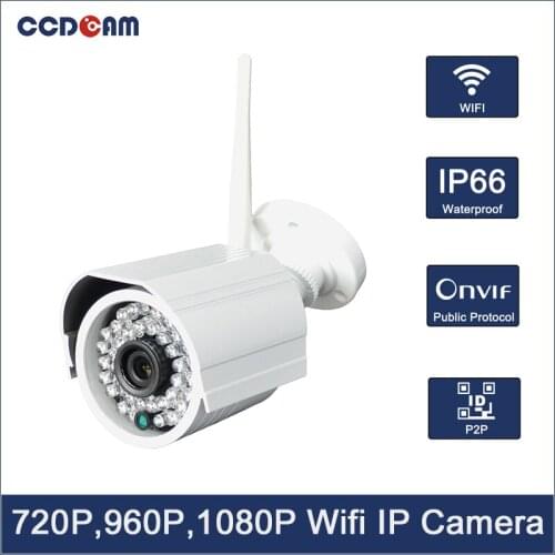 CCDCAM 720P/ 960P/ 1080P Wifi IP Camera Security IP66 Waterproof CCTV Wireless Digital Camera