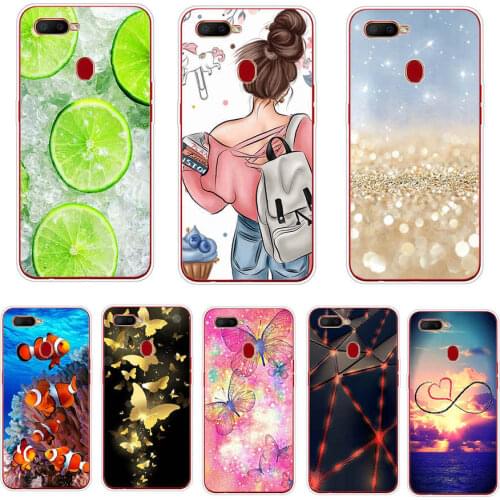 For OPPO A5S Case 6.2" Soft Silicon TPU Phone Back Cover For Oppo A5s CPH1909 AX5S AX7 A7 Cases Bumper Fundas Coque Shell Bags