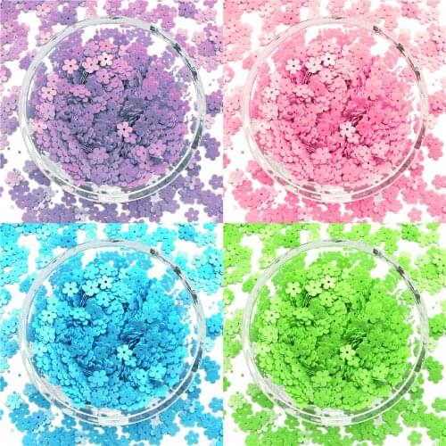Flower 10g/pack Multi Size Filler Sequins Paillettes for Nails Art manicure/wedding decoration confetti Mix colors,10Yc19989