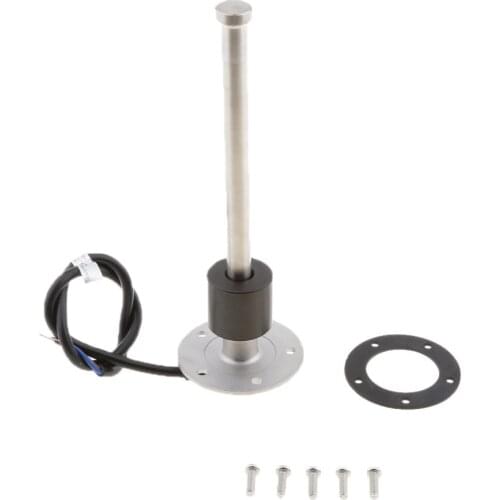 Chrome Marine Digital Water Level Gauge With Silver Fuel Water Gauge Sensor