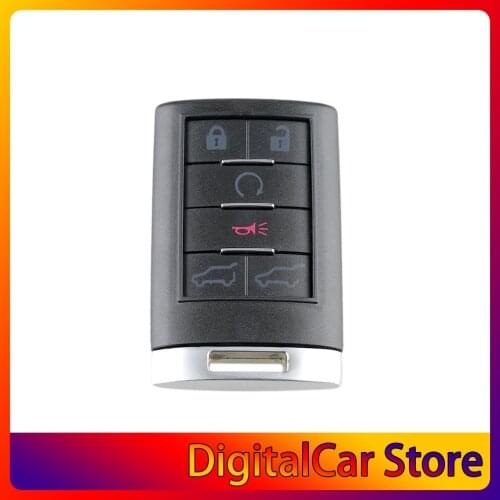 Mini Remote Key Case Replacement For 2008-2014 Cadillac Escalade ESV Key Fob Remote Shell Case