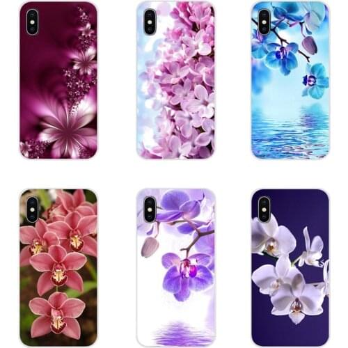 Colorful Cool Orchid Flowers Soft Transparent Cases For Oneplus 3T 5T 6T Nokia 2 3 5 6 8 9 230 3310 2.1 3.1 5.1 7 Plus 2017 2018