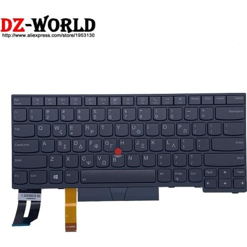 New Original Gray GK Greek Backlit Keyboard for Lenovo Thinkpad T14 P14S Gen1 Gen2 Laptop 5N21B08389 5N21B08352