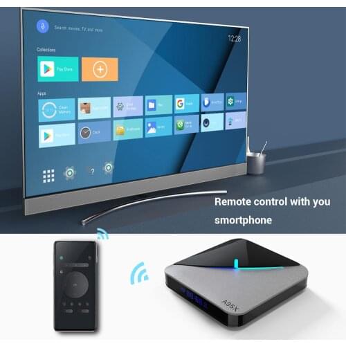 A95XF3 AIR Android 9.0 Smart TV BOX Amlogic S905X3 8k Netflix Media Server Play Store application gratuite décodeur vs H96