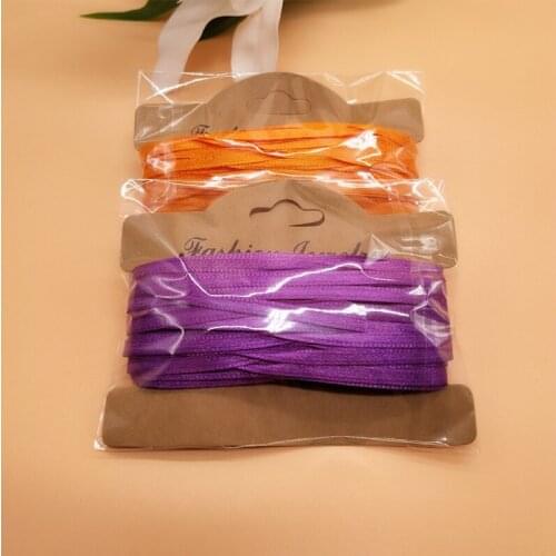 REDJCK 100 Yards 3 mm Width Satin Ribbon 34 Colors Polyester Sewing Fabric Webbing Ribbons For DIY Material Gift Wrap Packing