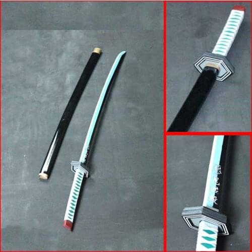 Sabito Prop Cosplay Replica Sword with Sheath Anime Demon Slayer Kimetsu No Yaiba Cosplay Props for Halloween Christmas Party