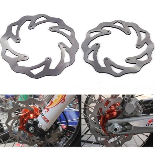 Motorcycle Front & Rear Brake Disc Rotor for Husqvarna Husaberg TE FE TC FC TX FX 125 150 250 350 390 450 501 570 260mm 220mm